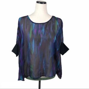 Express sheer Flowy top